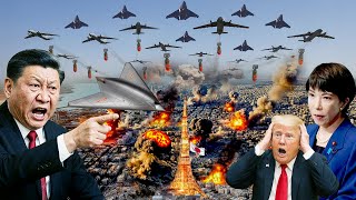 Download Lagu TRUMP TERKEJUT! CHINA MULAI SERANG JEPANG? Xi Jingping Siapkan Ribuan Drone GJ11, TOKYO DARURAT! MP3