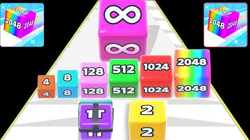 Blob merge 3D 🆚 Jelly Run 2048  Gameplay walkthrough android iOS