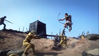 Full Movie! Hunter breaches Japanese defense line, treating them as prey, and each arrow is deadly.