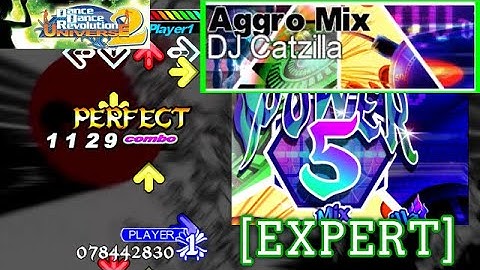 【DDR UNIVERSE 2】 [POWER 5] Aggro Mix / DJ Catzilla [EXPERT] 譜面確認 Play