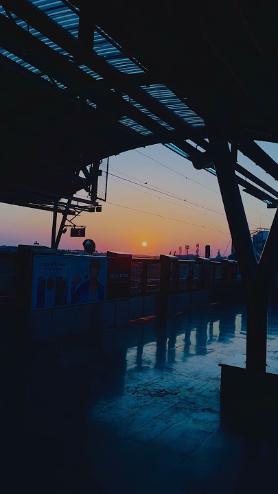 Metro sunset view🌅~ Sahiba