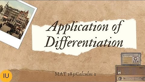 MAT183 VIDEO ASSIGNMENT | RELATED RATES