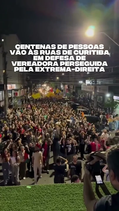 🔥Fica, Prof Angela!🔥Centenas se mobilizam em defesa de vereadora perseguida pela extrema-direita🔥