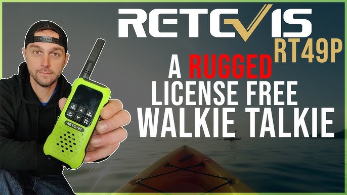  Retevis RT49P Waterproof Walkie Talkie, IP67 Portable