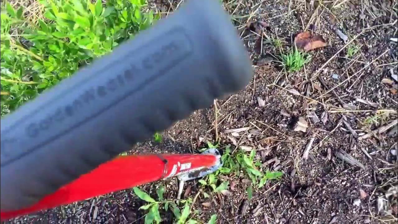 Weasel weed popper review commercial use weed removal tool YouTube