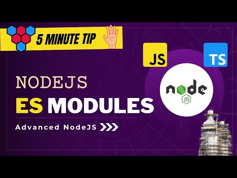 Video: Apakah node mendukung modul es6?