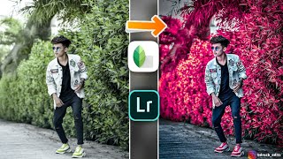 Pink Colour Tone Photo editing In Snapseed and Lightroom Tutorial #pinktone screenshot 4