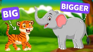 Comparative adjectives для детей - English Grammar For Kids