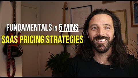 SaaS Pricing Strategies - Fundamentals In 5 Mins -