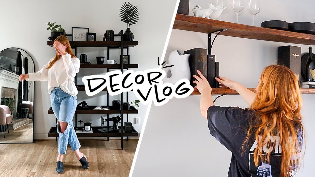 redecorating my home after renovations VLOG + railing update - YouTube