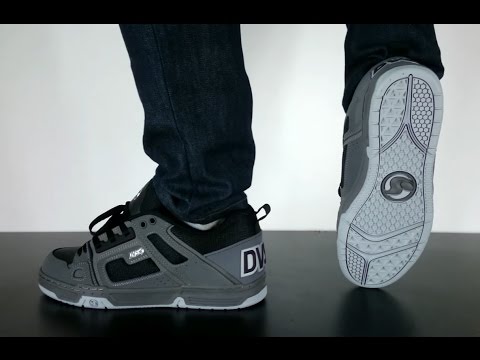 DVS COMANCHE charcoal black leather 