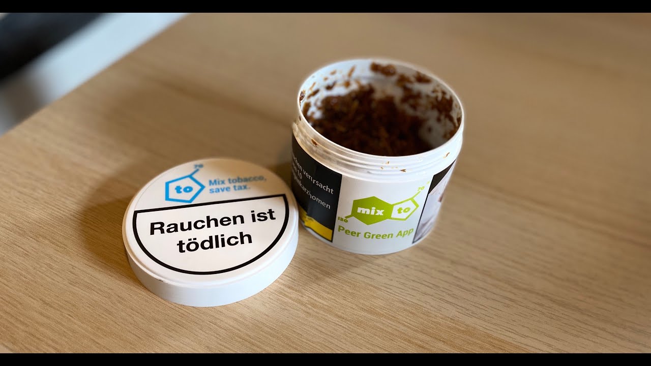 Mixto Peer Green App Review (Birne & grüner Apfel 🍐🍏💨) | In 30 Sek. rauchfertig? | Tabak-Review