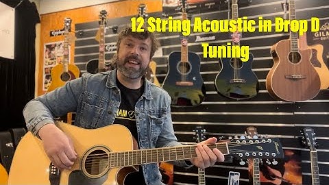 IBANEZ ACOUSTIC GUITAR 12 STRING IN Drop D TUNING