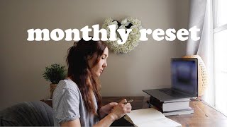 June Monthly Reset | Intentional planning for an intentional life ✨