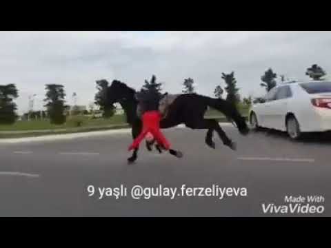 უზბეკი გოგოს საოცარი ჯირითი