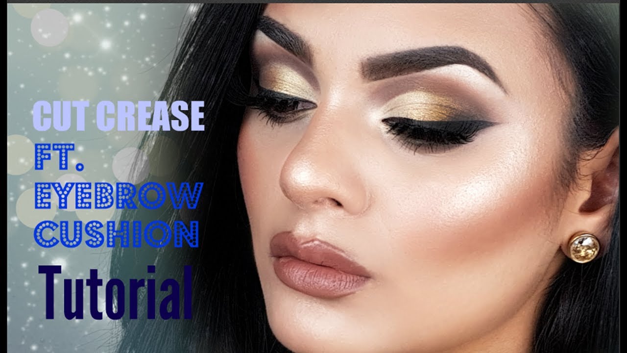 Cut Crease Ft. Eyebrow Cushion Tutorial JUST ROSH YouTube
