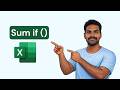How to use sumif Function - Microsoft Excel (Explained in Detail)