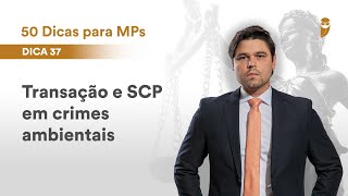 50 dicas para MPs: Transação e SCP em crimes ambientais - Gustavo Cordeiro
