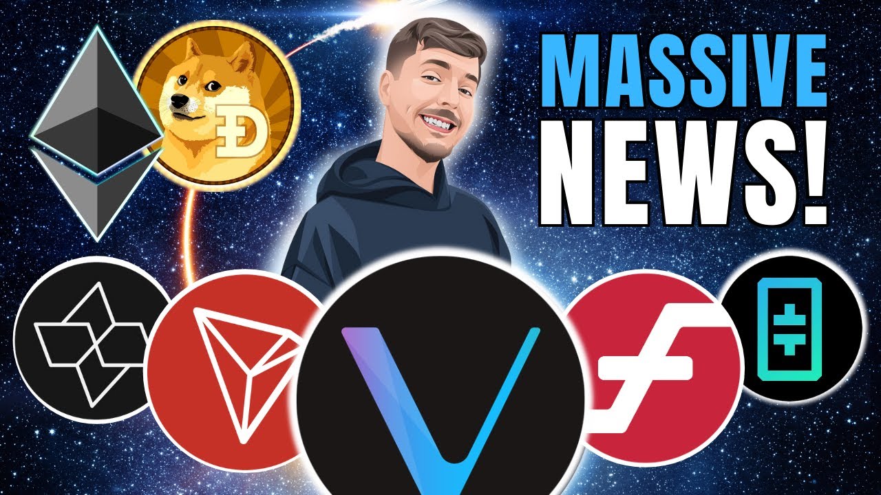 HUGE! MR. BEAST Invests in AIOZ! VeChain, THETA, Tron Pumping and Ethereum  ETF + Coinbase Staking 🚀
