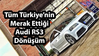 Audi A3 - RS3 Dönüşüm, Bodykit, R8 Direksiyon, S6 Koltuk, RNS-E Teyp, S3 Misano Red Menfez, RS Topuz