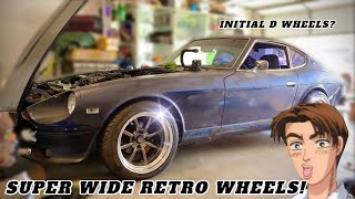 Datsun 280Z Gets New Rota Wheels!