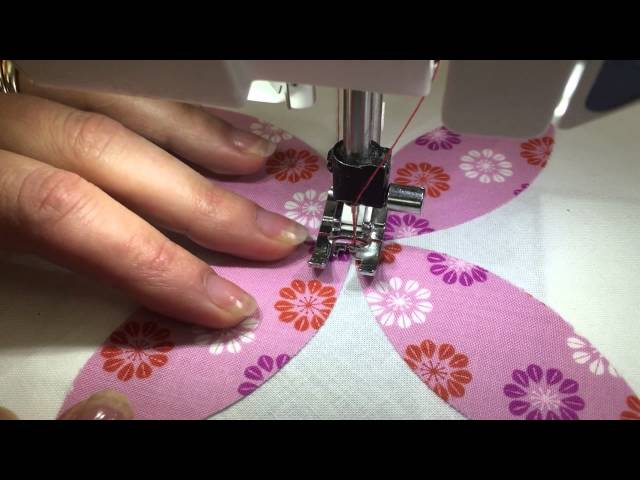 How to Machine Applique a Letter 