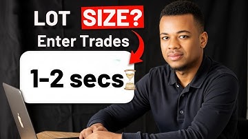 How To Calculate Lot Size in Forex | Easiest Method - Enter Forex Trades in 1-2 Seconds !