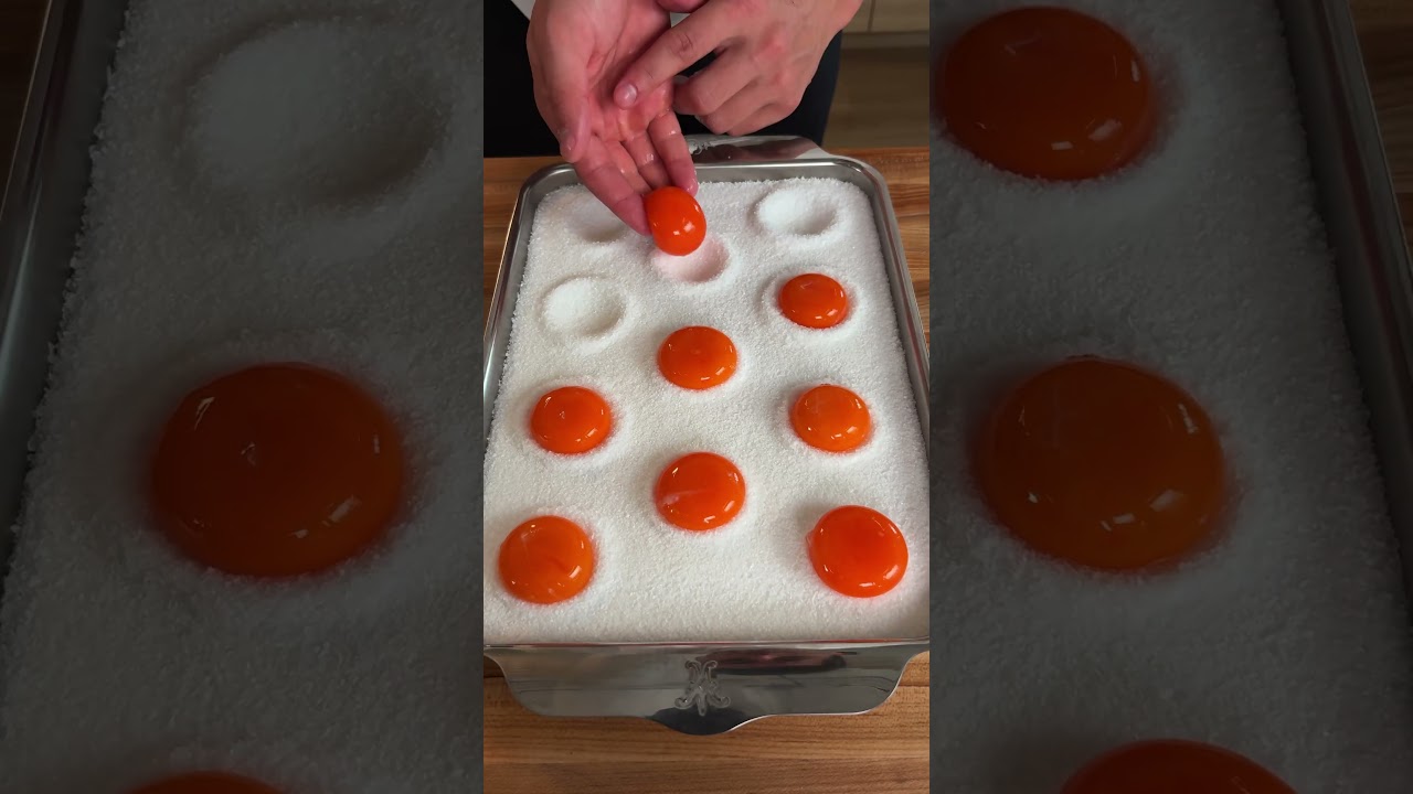 Засоленные яичные желтки