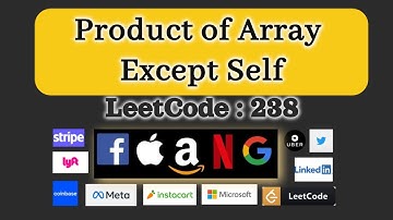 Array interview problem and java code || Product of Array Except Self :- Blind 75:  Leetcode 238