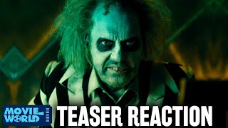 BEETLEJUICE 2 Official Teaser Trailer | Beetlejuice Beetlejuice REACTION