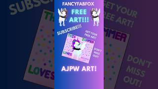 FREE AJPW ART! fancyfab fox #ajpwvideo #ajpw #ajpwgiveaway #animaljam #animaljamart