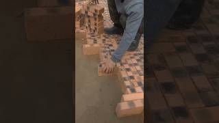 Interlocking Bricks Se Road Ka Perfect Design 😱 Paver Block Setting Skill 🔥 #shorts #pavingblocks