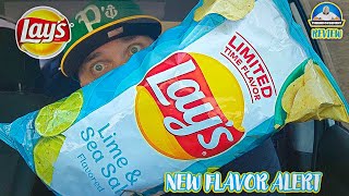 Lay's® Lime & Sea Salt Potato Chips Review! 🧂🥔| Limited Flavor | theendorsement