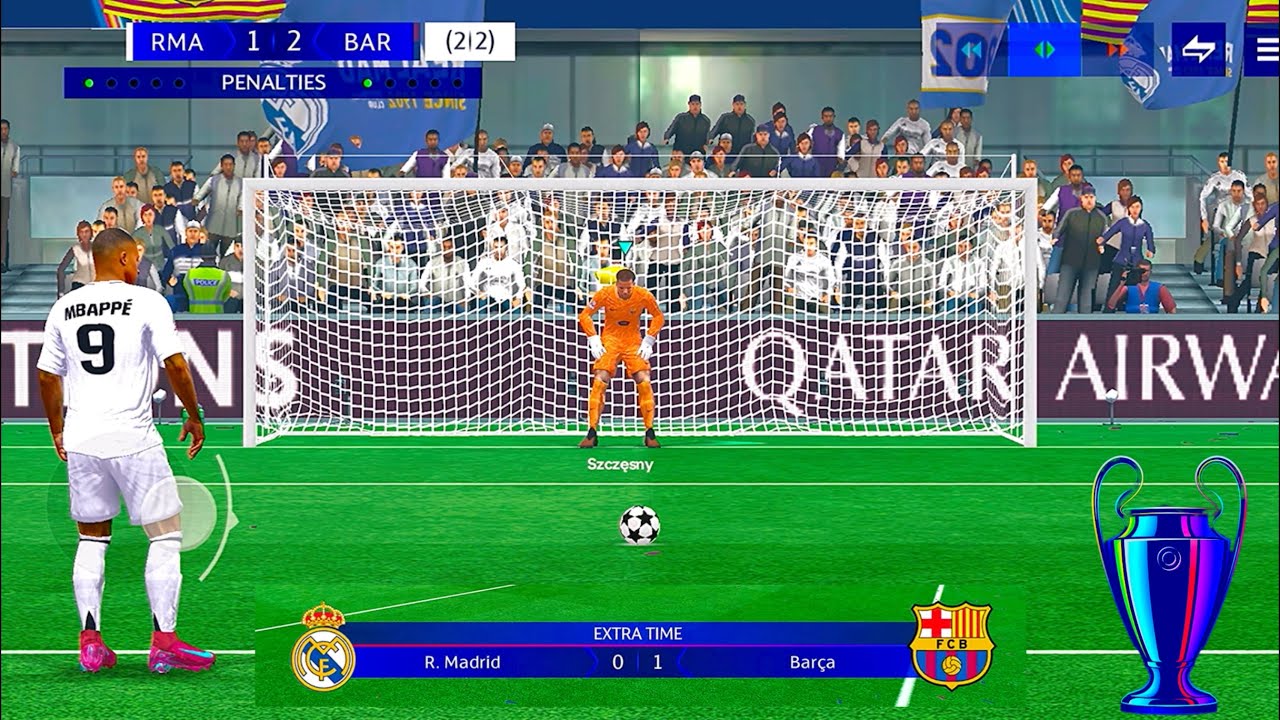 Penalty Shootout • UCL Final Trophy • FC Barcelona Vs Real Madrid CF ...