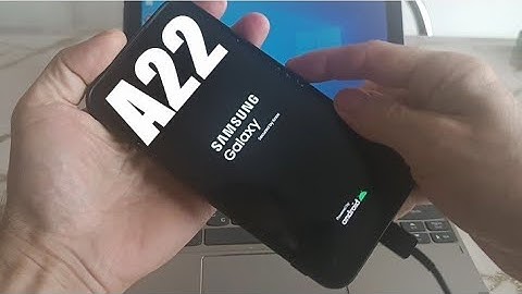 How to turn on Samsung A22 without Power button