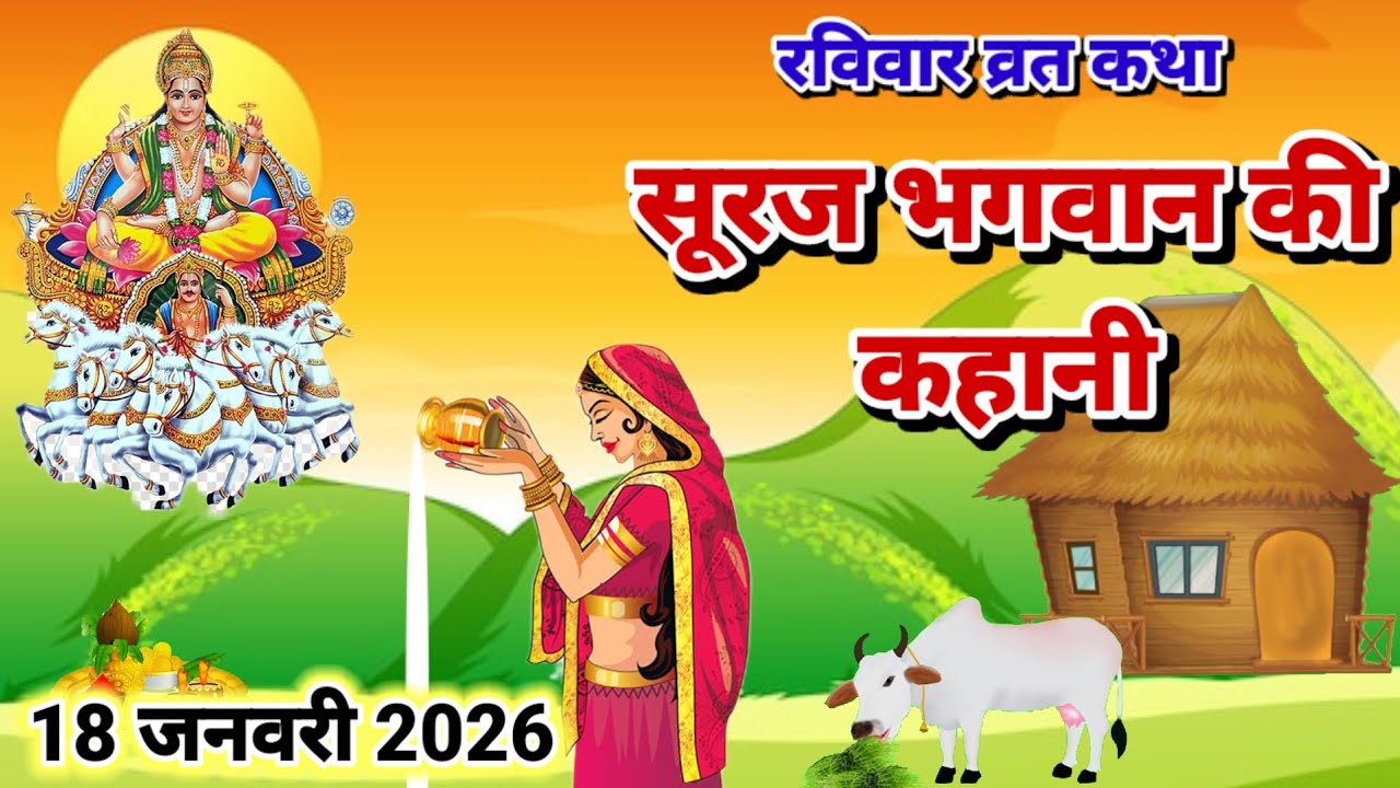 रविवार व्रत कथा | Ravivar vrat katha | Surya Bhagwan ki kahani | सूर्य भगवान की कहानी | Vrat katha 