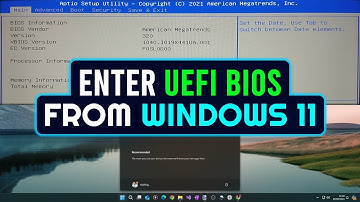 How To Enter BIOS/UEFI From Windows 11