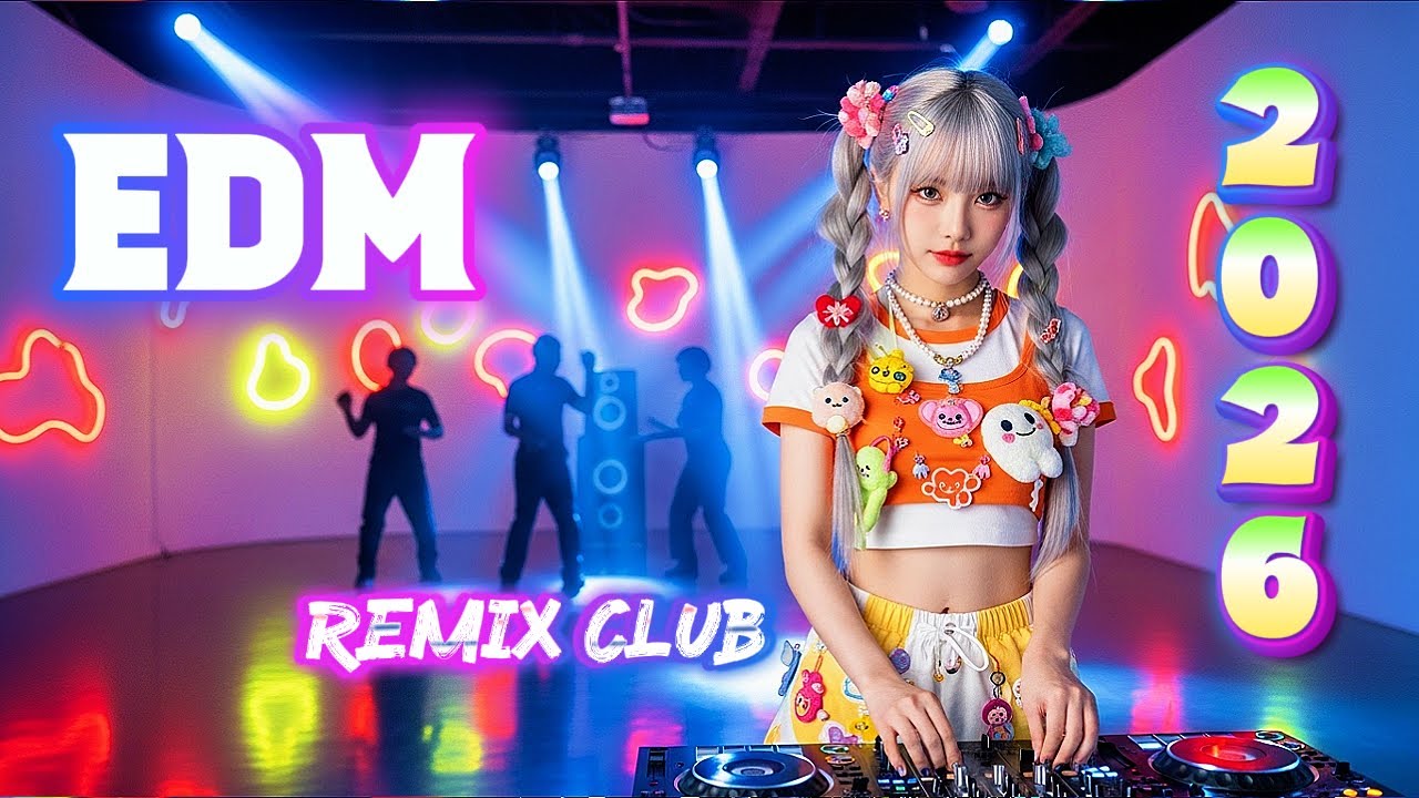 🔥 EDM Remixes Club Banger 2025, MIX By Filipino Dj Beautiful Girl with Bass boosted dance in party 🔥