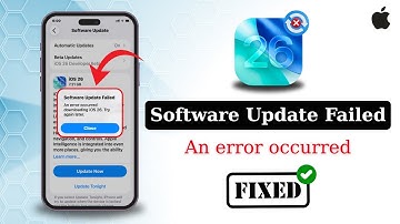 iOS 26 Software Update Failed | An error occurred downloading iOS 26 Try again later