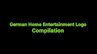 German Home Entertainment Logo Compilation