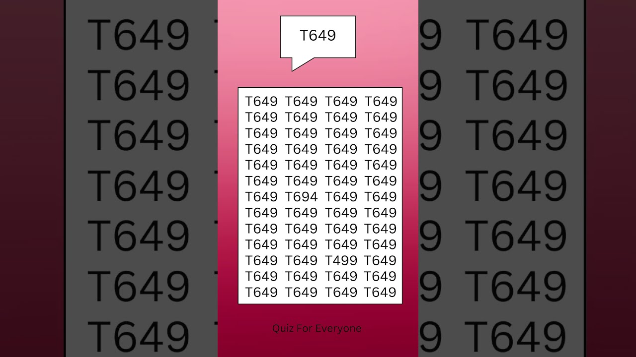 Find The Different T649 Odd Mathodd