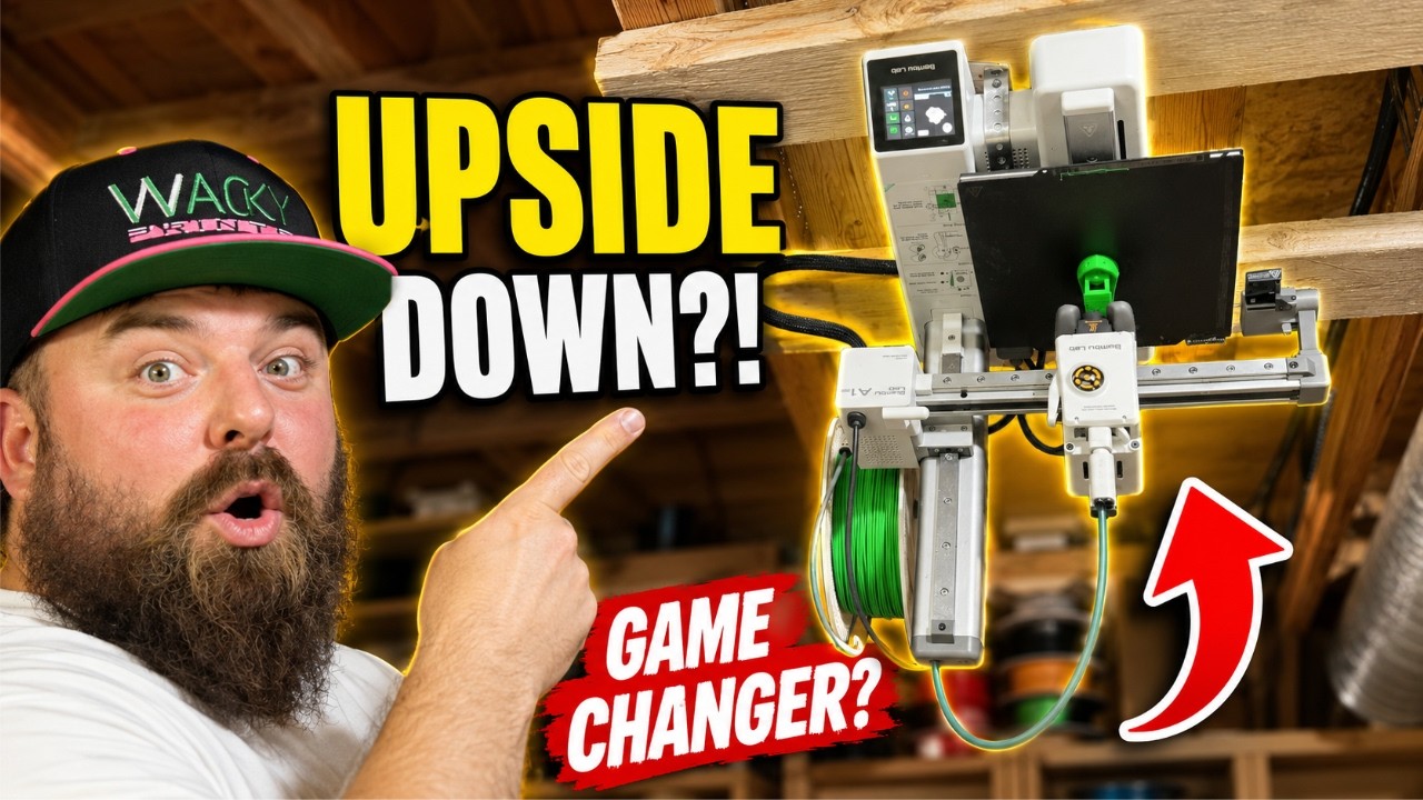 Is 3d Printing Upside Down a Game Changer?