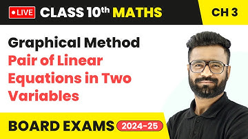 Graphical Method of Solution of a Pair of Linear Equations | Class 10 Maths Chapter 3 | CBSE #live