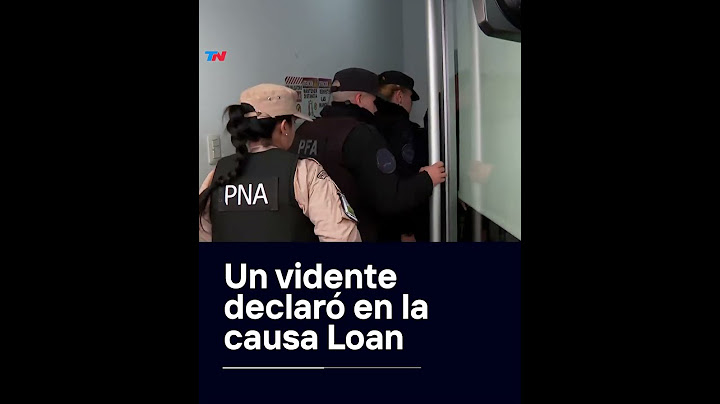 CASO LOAN: UN VIDENTE DECLARÓ EN ANTE EL FISCAL