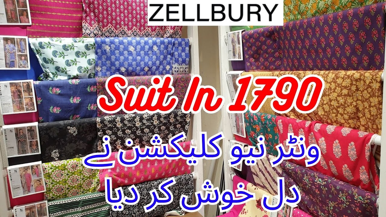 Zellbury New Winter Collection 2025 ❤️ / Zellbury Khaddar, Linen & Marina Collection Rs 1790 