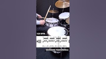 Inverted Paradiddle Fill: Drum Tutorial  #drumgroove #drumlesson