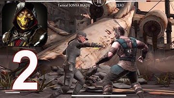 Mortal Kombat - Gameplay Walkthrough Part 2 - Battle Mode Sonya Blade (iOS, Android)