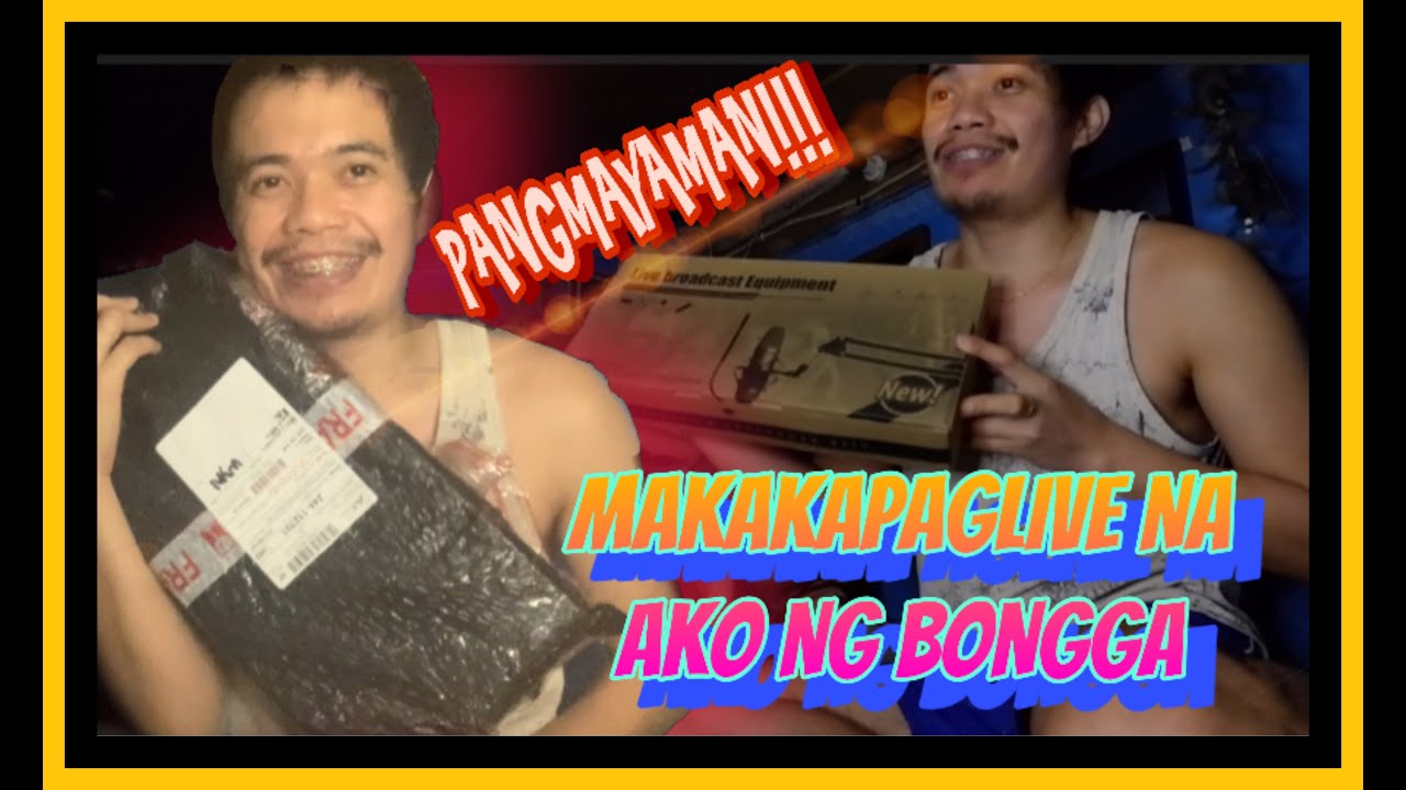 UNBOXING: LIVE BROADCAST EQUIPMENT || GAMIT PANG LIVE || MURANG V8 SA SHOPEE || JHUMPPONG ABALO