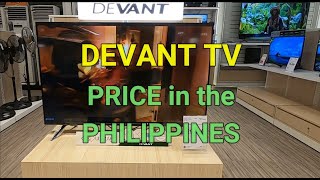DEVANT TV + PRICE IN THE PHILIPPINES