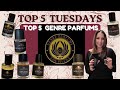 Top 5 genre parfums  so farinspired by  original fragrances top 5 tuesdays unisex fragrances